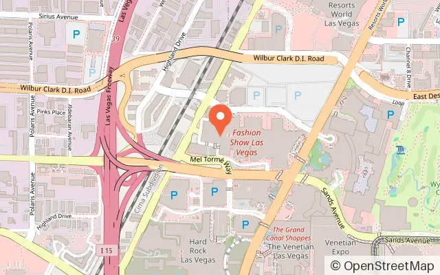 Map showing Fantasy Claw Arcade in Las Vegas, NV