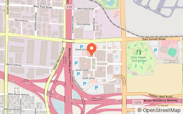 Map showing Dinosaur Outpost in Las Vegas, NV