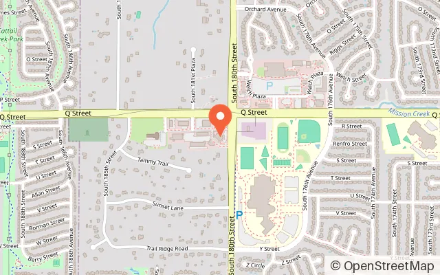 Map showing Doze & Dig - Omaha's Indoor Sandbox in Omaha, NE