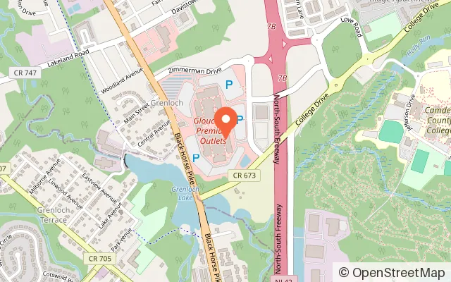 Map showing Stay & Play Indoor Playground in Blackwood, NJ
