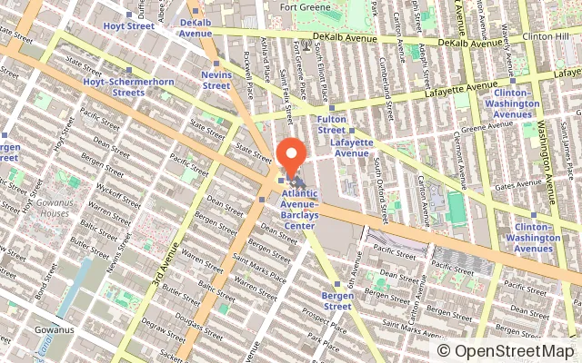 Map showing Chuck E. Cheese in Brooklyn, NY