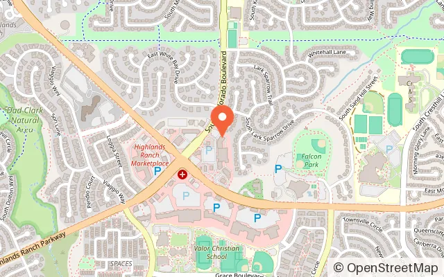 Map showing Play Street Museum - Highlands Ranch in Highlands Ranch, CO