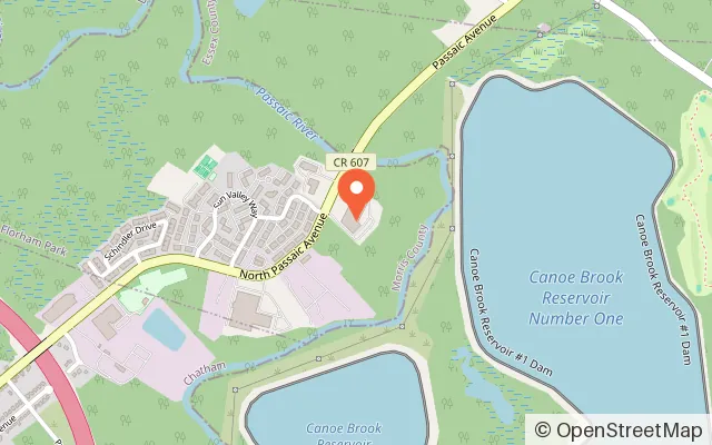 Map showing Tac Ops - Tactical Laser Tag - Florham Park in Florham Park, NJ
