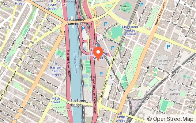 Map showing Chuck E. Cheese in Bronx, NY