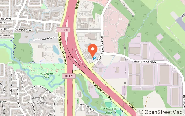Map showing Movement Grapevine in Grapevine, TX