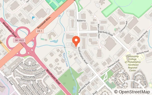 Map showing PLAYSPACE in Philadelphia, PA