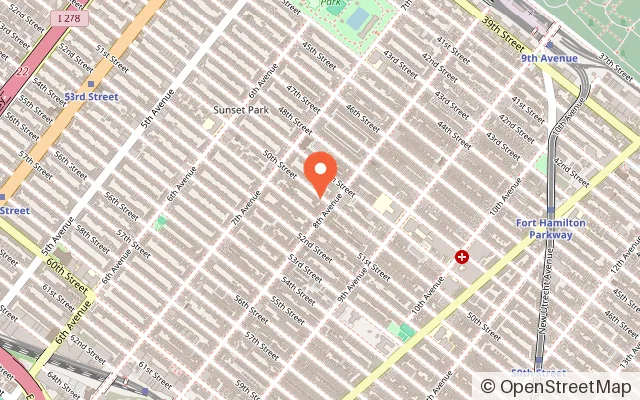 Map showing Kids Point Indoor Playground Brooklyn in Brooklyn, NY