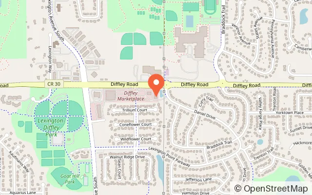 Map showing DUCK! in Eagan, MN