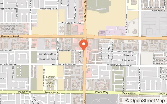 Map showing Kids Planet in Las Vegas, NV