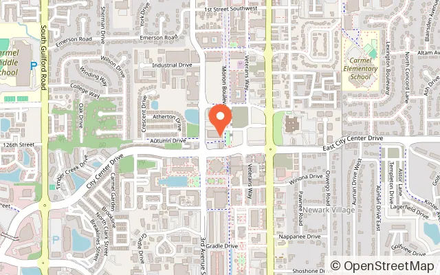 Map showing Laser Flash in Carmel, IN