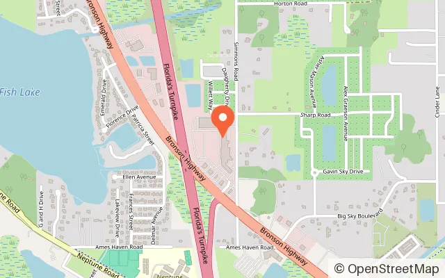 Map showing My Little Town Kids in Kissimmee, FL