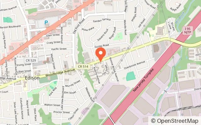 Map showing Amazing Escape Room Edison in Edison, NJ
