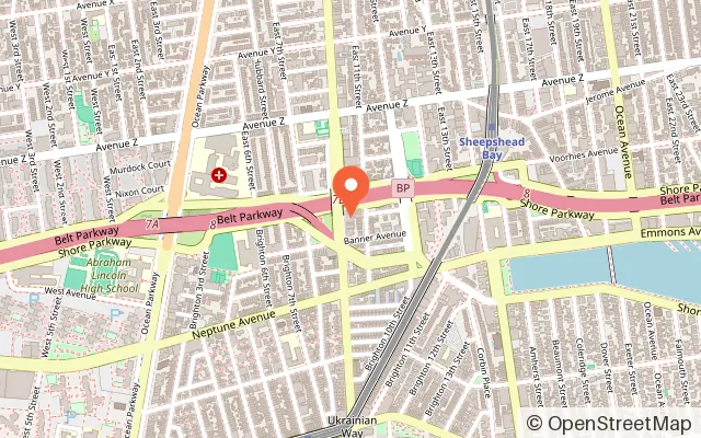 Map showing Land-O-Fun in Brooklyn, NY