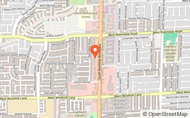 Map showing Fidgets Indoor Playground in Las Vegas, NV