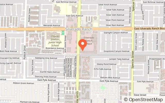 Map showing Wolf Claw Arcade in Las Vegas, NV