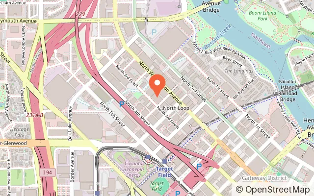 Map showing Puttshack - Minneapolis in Minneapolis, MN