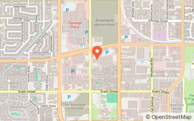 Map showing Kids Empire Woodland Hills in Woodland Hills, CA