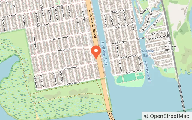 Map showing Launch Family Entertainment Queens in Howard Beach, NY