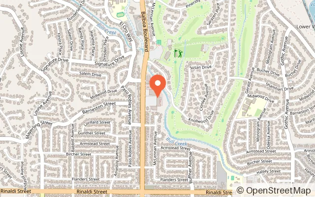 Map showing Glowz Vibe in Granada Hills, CA