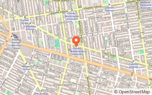Map showing Shining Smiles Play in Brooklyn, NY