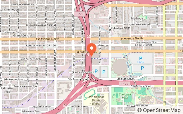 Map showing Vertical Ventures in St. Petersburg, FL