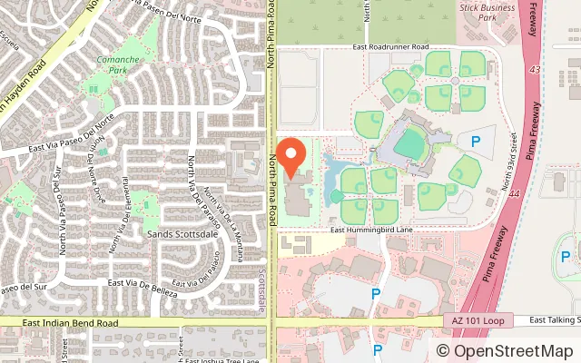 Map showing Great Wolf Lodge | Arizona in Scottsdale, AZ