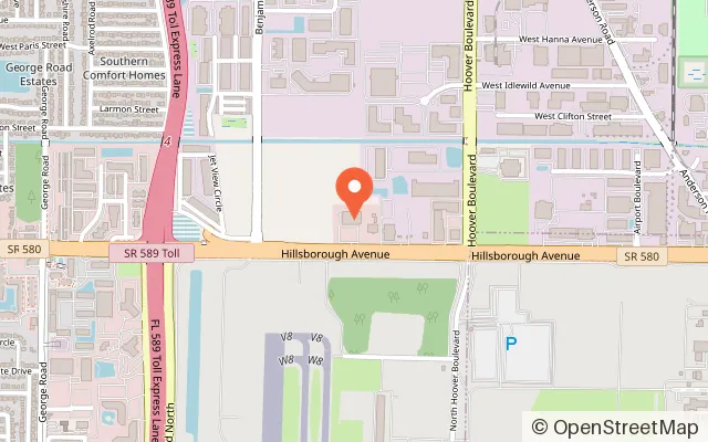Map showing Pin Chasers in Tampa, FL