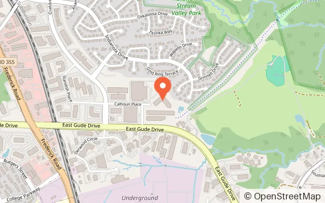 Map showing Hyper Kidz Rockville in Rockville, MD