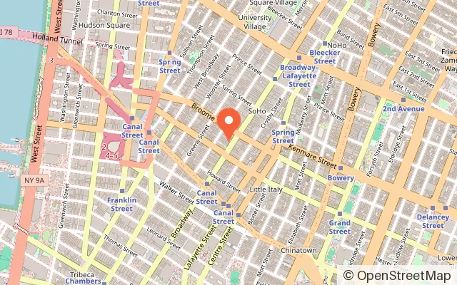 Map showing Sloomoo Institute in New York, NY