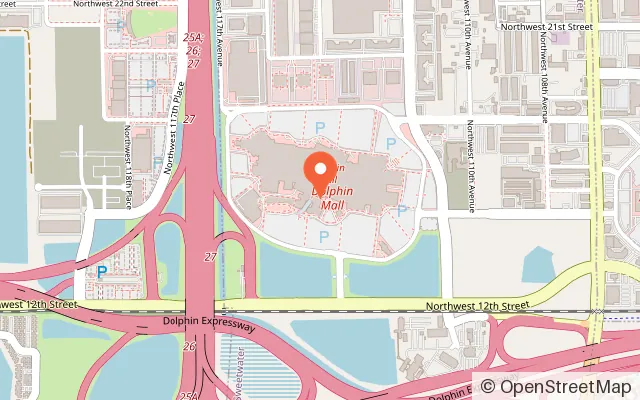 Map showing Kids Empire in Miami, FL