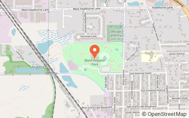 Map showing TreeTop Escape in West Chicago, IL