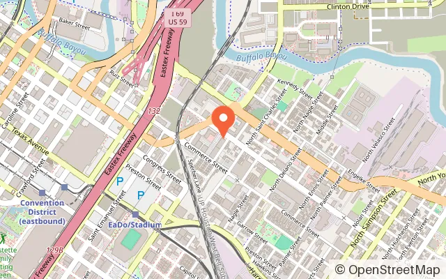 Map showing Cidercade Houston in Houston, TX