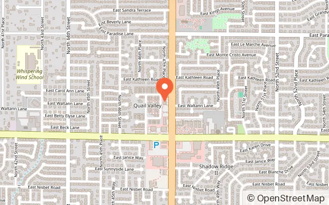 Map showing Cloud House for Babies and Toddlers in Phoenix, AZ