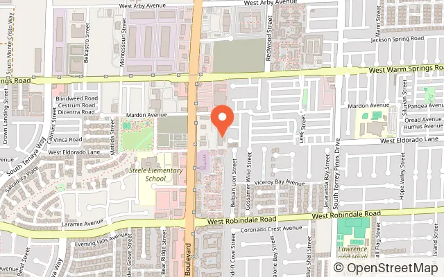 Map showing LOL Kids Club - Las Vegas in Las Vegas, NV