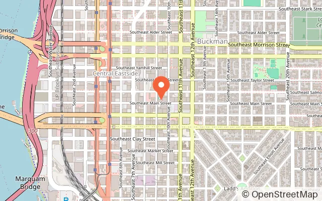 Map showing Birdie Time Pub and Mini Golf in Portland, OR