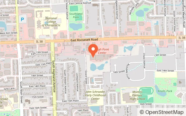 Map showing Altitude Trampoline Park - Lombard in Lombard, IL