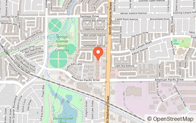 Map showing Lucky Ducky Claw Arcade in Henderson, NV