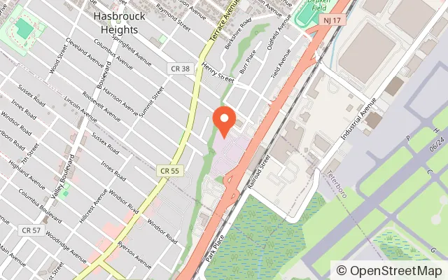 Map showing Catch Air Hasbrouck in Hasbrouck Heights, NJ