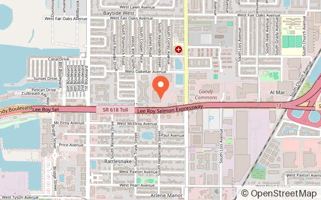Map showing Central Rock Gym - Tampa in Tampa, FL