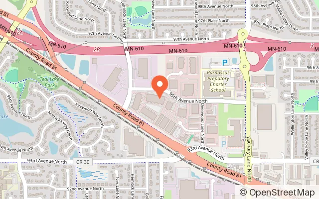 Map showing Playground Plaza in Maple Grove, MN
