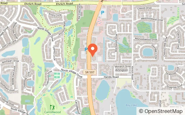 Map showing Aikon Arcade in Tampa, FL