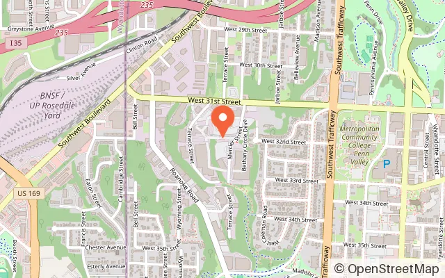 Map showing RoKC in Kansas City, MO