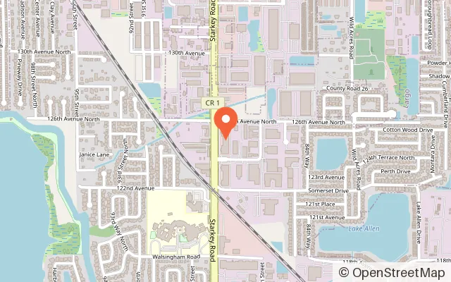 Map showing We Rock the Spectrum Clearwater- Book Online! in Largo, FL