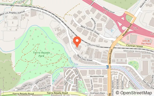 Map showing Iceoplex in Simi Valley, CA