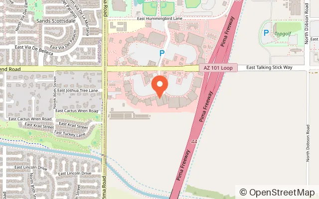 Map showing Bam Kazam in Scottsdale, AZ