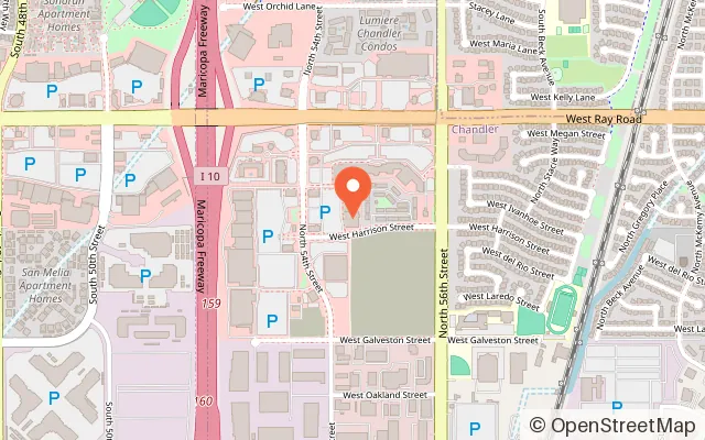 Map showing Slick City Action Park in Chandler, AZ