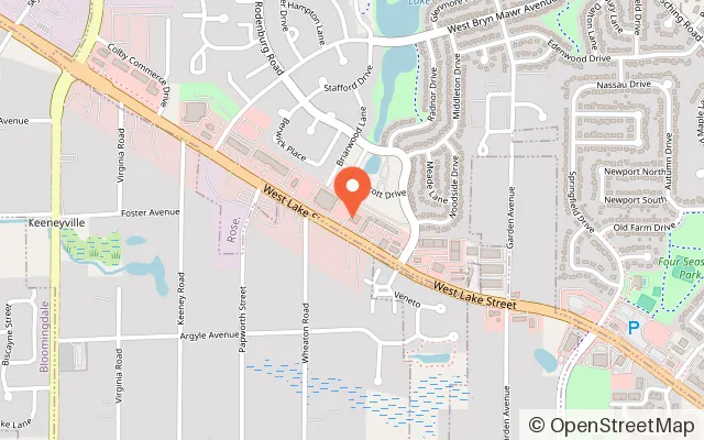 Map showing Tots Land - Private Playground & Party Roselle in Roselle, IL
