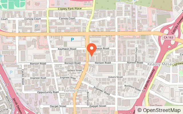 Map showing Wawa Claw in San Diego, CA
