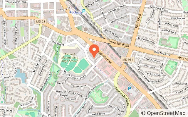Map showing Movement Rockville in Rockville, MD