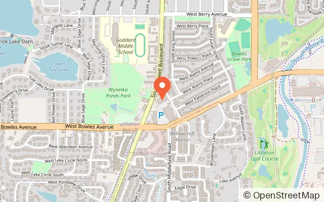 Map showing Skate City Littleton in Littleton, CO